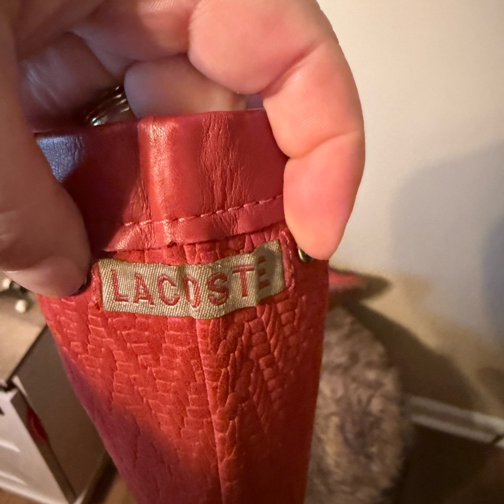 Lacoste Red Boots